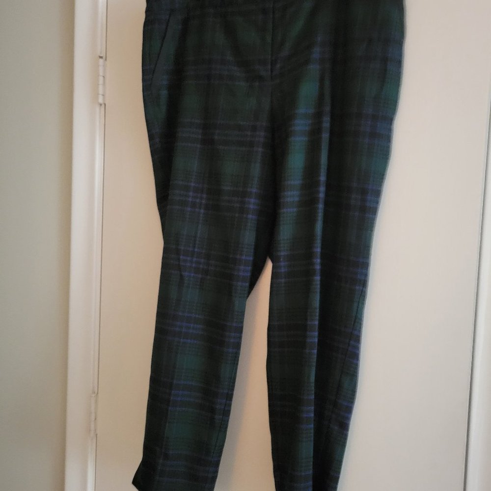 Talbots blackwatch wool slacks